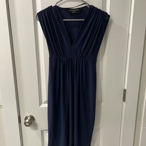 Elegant Navy Dress by Norma Kamali